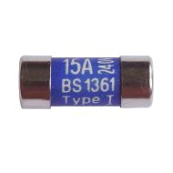 15A / 15 Amp BS1361 Consumer Unit Cartridge Fuse