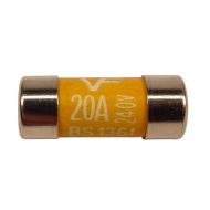 20A / 20 Amp BS1361 Consumer Unit Cartridge Fuse