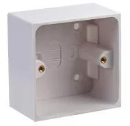 1 Gang 45mm Deep Surface Mount Pattress Back Box