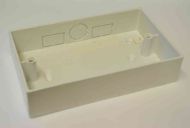 2 Gang PVC Surface Mount Pattress Back Box