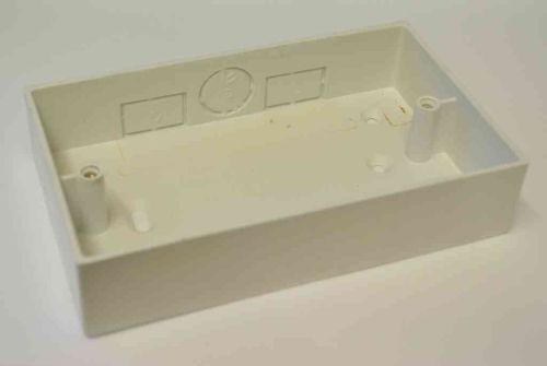 2 Gang PVC Surface Mount Pattress Back Box