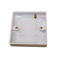 1 Gang 16mm Deep Surface Mount Pattress Back Box