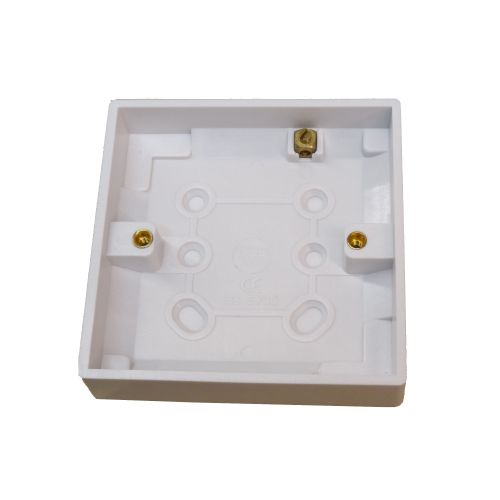 1 Gang 16mm Deep Surface Mount Pattress Back Box