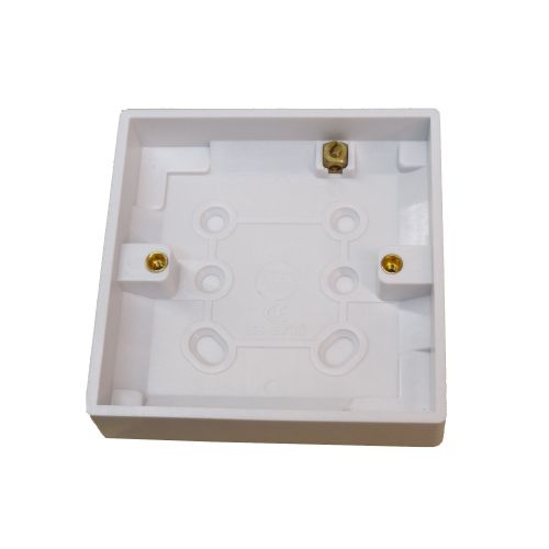 1 Gang 16mm Surface Pattress Back Box