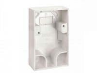 Surface Mount Pattress Back Box for Dual Cooker Outlet