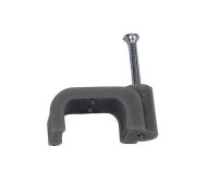 6mm Twin and Earth Cable Clips with Fixing Nail (100 Pack)
