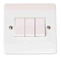 3 Gang 2 Way Light Switch