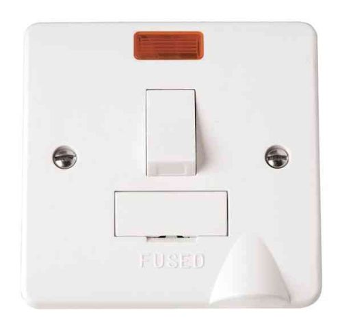 13A Switched Fused Indicating Spur Connection Unit With Flex Outlet | Click CMA052
