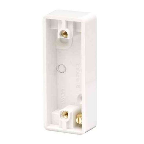 1 Gang Architrave Surface Mount Pattress Back Box