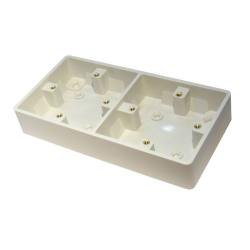 Dual Accessory Surface Mount Pattress Back Box