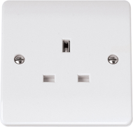 1 Gang 13A Unswitched Plug Socket Outlet