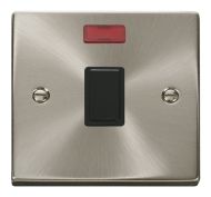 Satin Chrome 20A Switch With Neon (Black Insert)