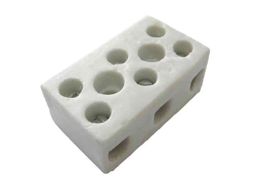15A 3 Way Ceramic Connector Block (High Temperature)