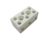 5A 3 Way Ceramic Connector Block | High Temperature