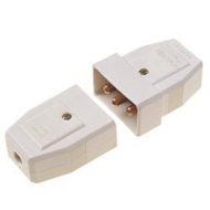 10A 3 Pin In-line Cable Connector Plug & Socket