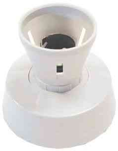 B22 / BC Batten Lamp Holder With Integral Rose