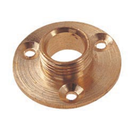 1/2" Brass Lamp Holder Backplate