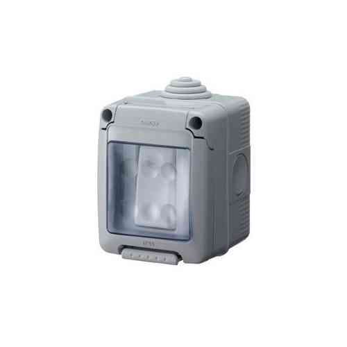 1 Gang 2 Way Weatherproof Outdoor Light Switch IP55