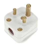 2A Round Pin Plug Top (BS546)