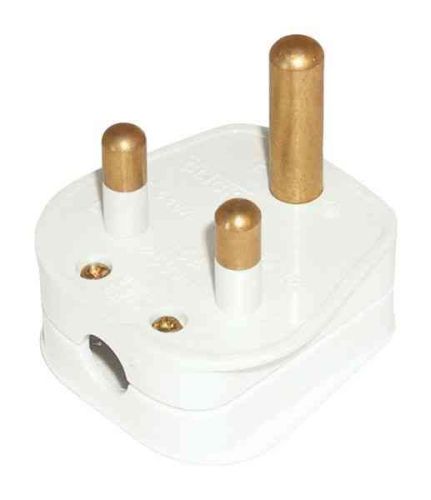 5A Round 3 Pin Plug Top (BS546)