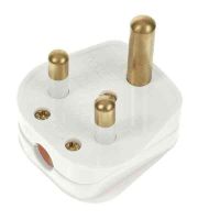 15A Round 3 Pin Plug Top (BS546)