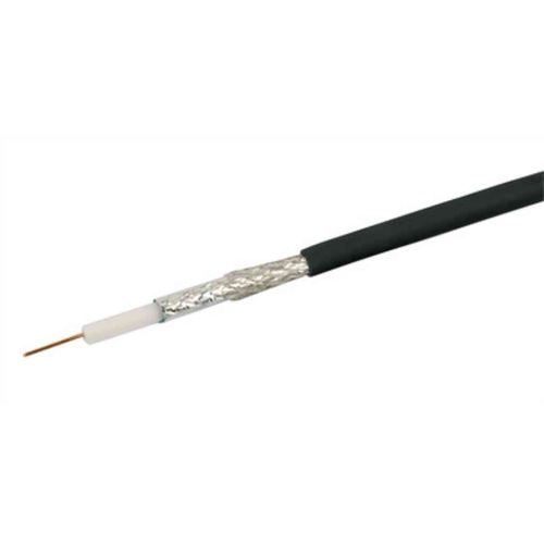 Black Coaxial TV Aerial Cable - Sold By The Metre