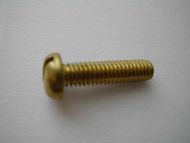 M4 (4mm) x 16mm Pan Head Brass Screw