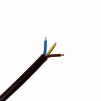 1.5mm 3 Core Black Flexible Cable Per Metre (3183Y)