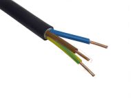 3 Core 2.5mm Tuff-Wire Outdoor Cable - Sold By The Metre