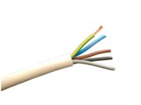 5 Core 0.75mm White Flex Cable 3185Y - Sold By The Metre