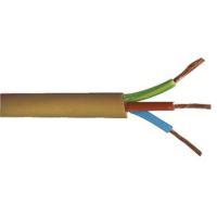 0.75mm 3 Core Gold Flexible Cable Per Metre