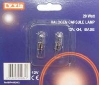 12V 20W G4 Halogen Light Bulb (2 Pack)