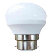 LED Golf Ball Light Bulb 6W Opal BC B22