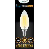 4W LED SES / E14 Clear Filament Candle Light Bulb
