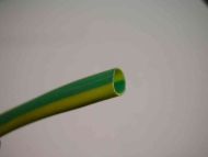 3mm PVC Earth Sleeving - Green & Yellow - Sold By The Metre