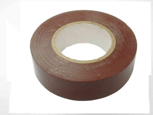 Brown PVC Electrical Insulation Tape - 19mm x 20m