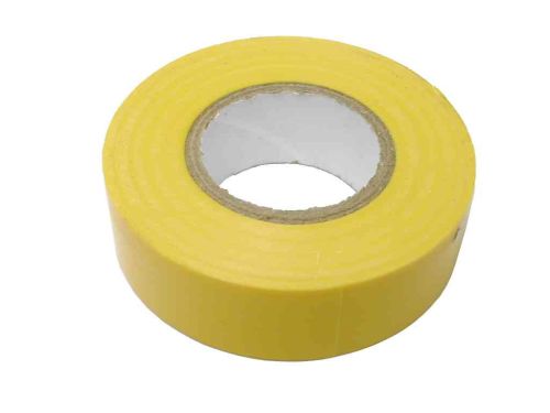 Yellow Electrical PVC Insulation Tape - 19mm x 20m