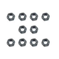 M6 (6mm) Hex Nuts 10 Pack