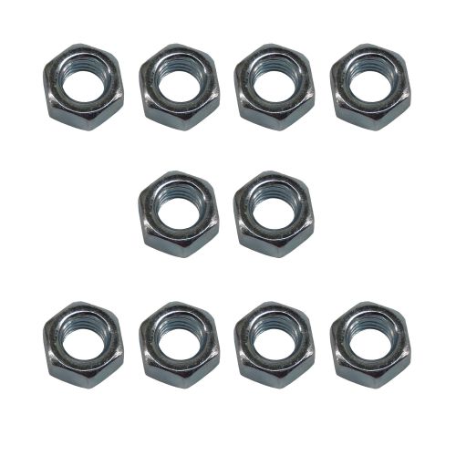 M8 (8mm) Hex Nuts 10 Pack