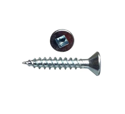 1" x No.8 Square Drive Wood Screws - Box of 200
