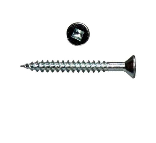 1-1/2" x No.8 Square Drive Wood Screws - Box of 200