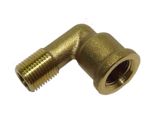 1/8" BSP Brass Male x Female Elbow