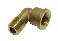 1/4" BSP Brass Male x Female Elbow