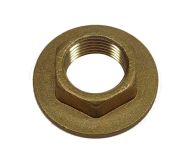 3/8" BSP Brass Flanged Back Nut