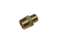 3/8" x 1/4" BSP Brass Hex Reducing Nipple