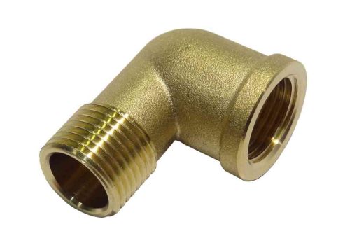 1/2" BSP Brass Male x Female Elbow