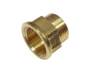 3/4" Male x 3/4" Female BSP Brass Tap Thread Extension Piece