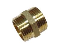 1" BSP Brass Hex Nipple