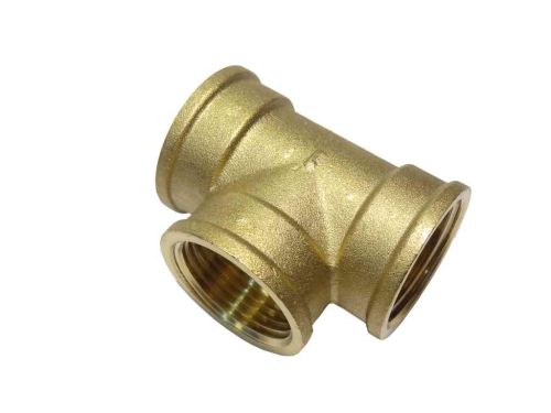 1" BSP Brass Equal Tee