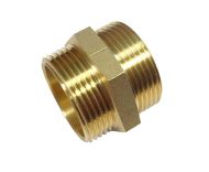 1-1/4" BSP Brass Hex Nipple